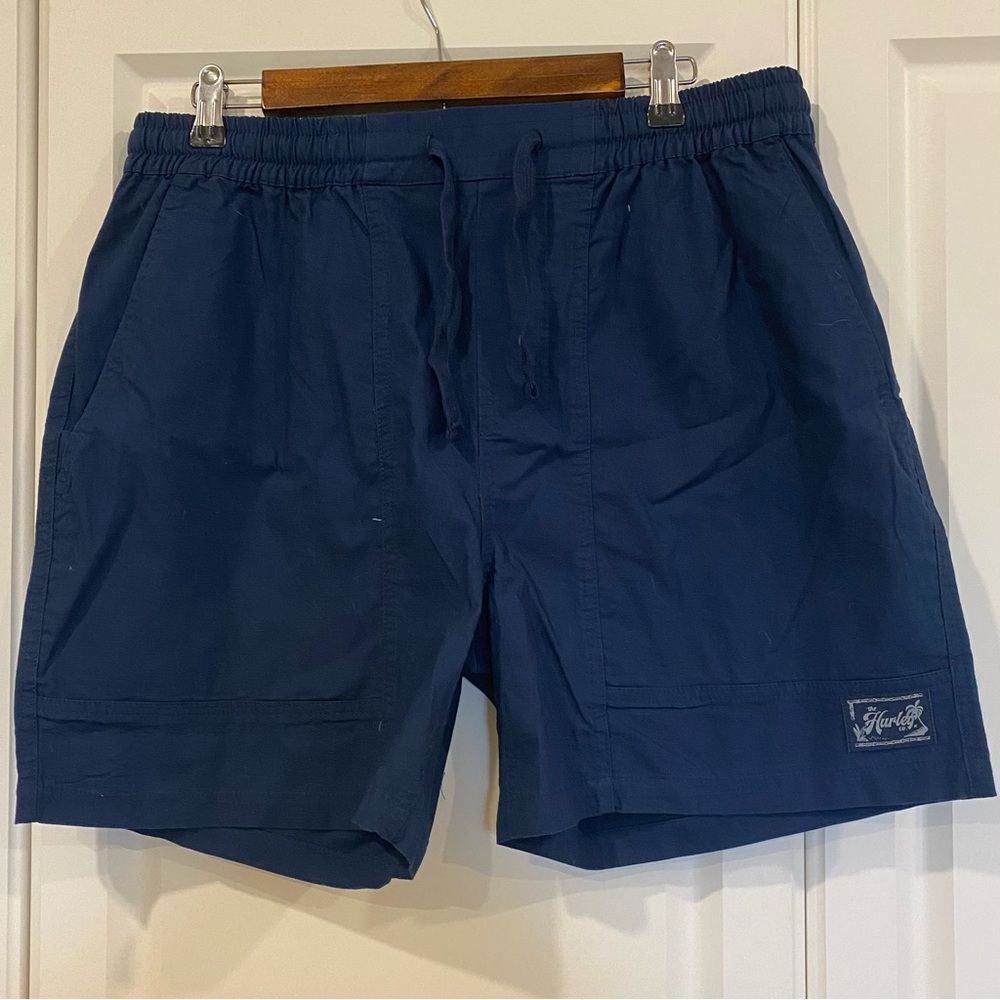 Hurley Women’s Dark Blue Shorts – Size L, Casual & Sporty